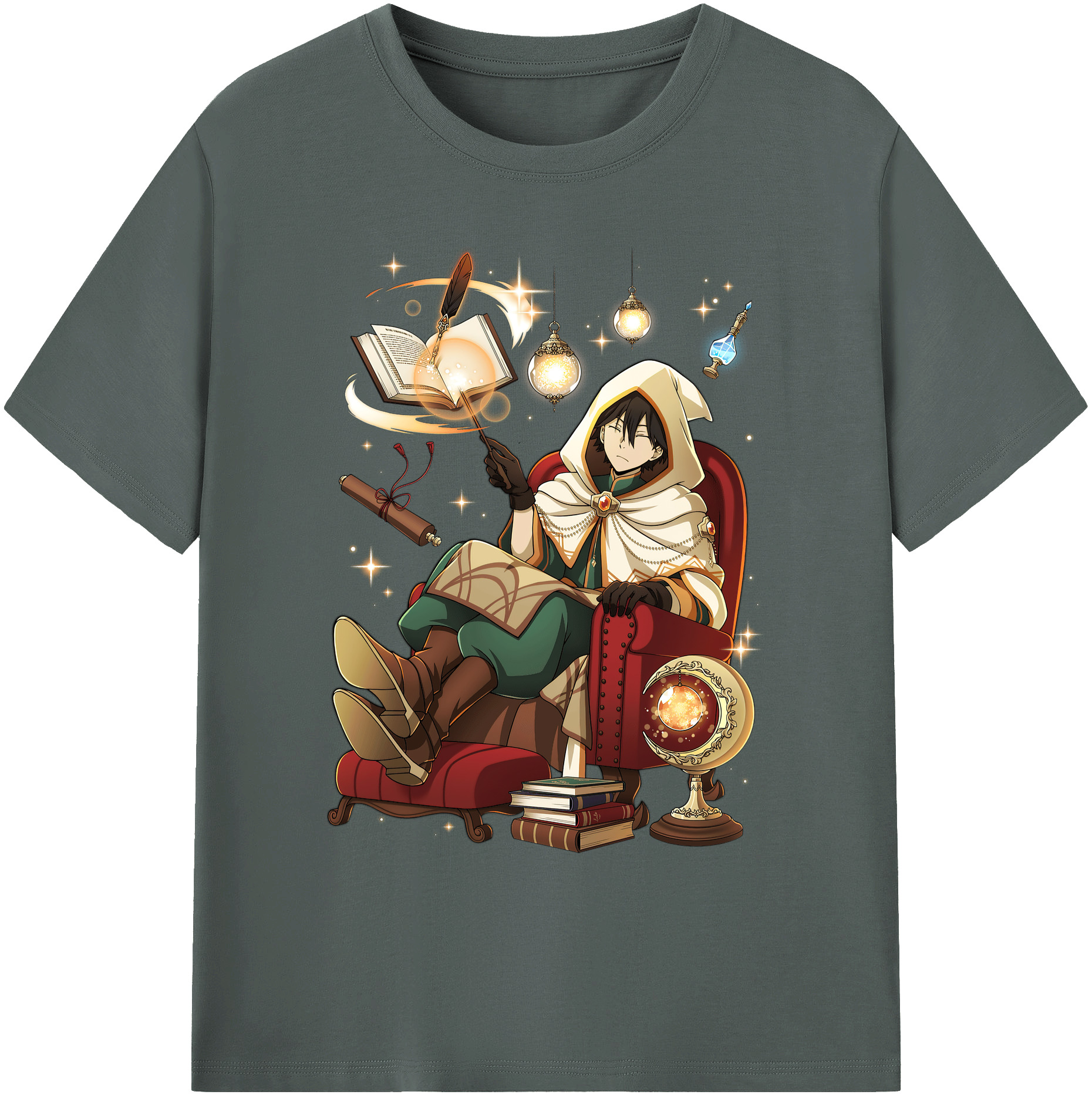 （画像用） 文豪ストレイドッグス Bungo Stray Dogs 綿100％ メンズ半袖Tシャツ｜肌触りやわらか＆通気性